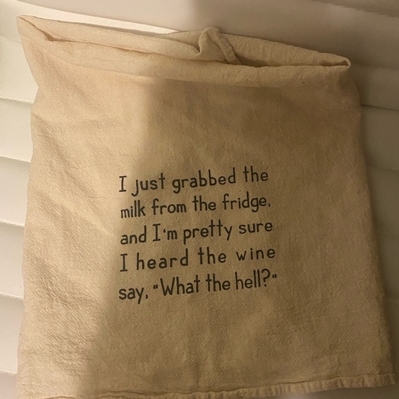 cotton cream off white wine bottle wrap cover for gifting - Picture 2 of 3